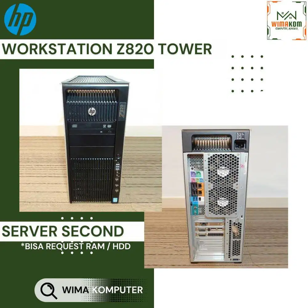 SERVER HP Z820 2x XEON E5-2665 32 CORE RAM 128GB SAS 2TB VGA P400
