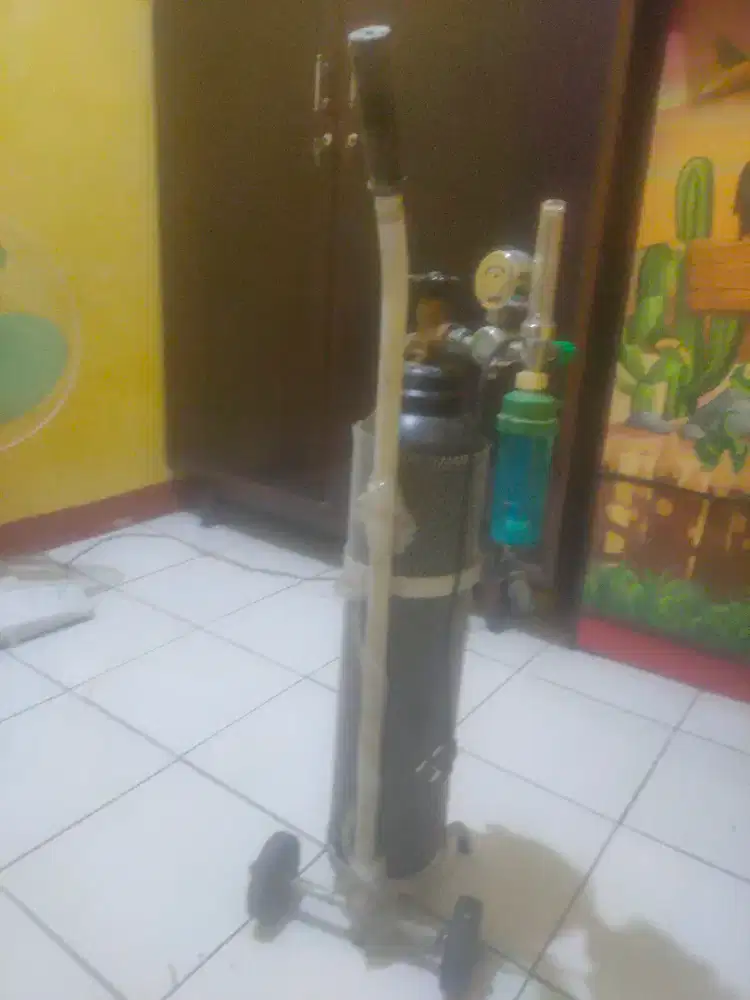 Tabung oksigen komplit
