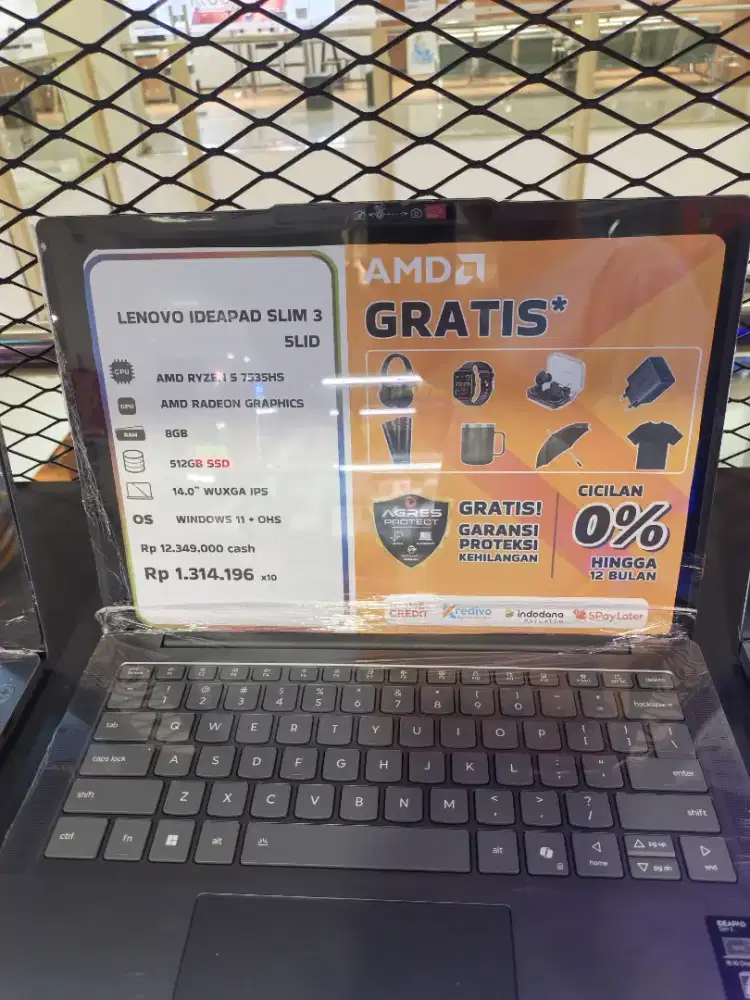 LENOVO IDEAPAD SLIM 3/RYZEN 5/RAM 8GB/SSD 512GB
