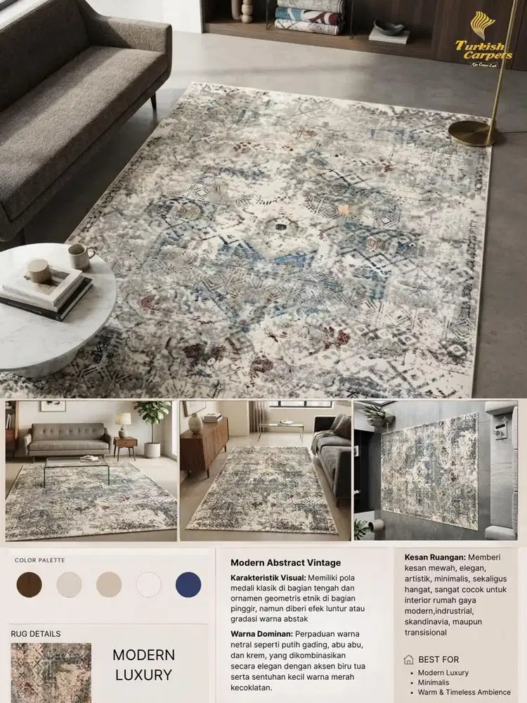 KARPET BERGAYA DESIGN MODERN AND CENTURY