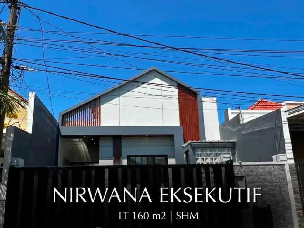 JARANG ADA Dijual Rumah Baru 1 Lantai Nirwana Eksekutif