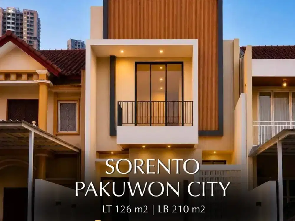 Dijual Rumah New Minimalis 2 Lt Pakuwon City