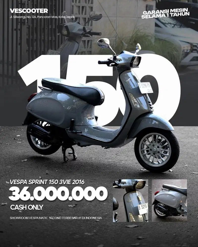 PIAGGIO VESPA MATIC SPRINT 150 3vie 2014