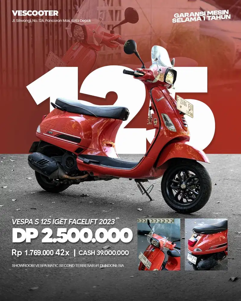 PIAGGIO VESPA MATIC VESPA S 125 IGET FACELIFT 2023