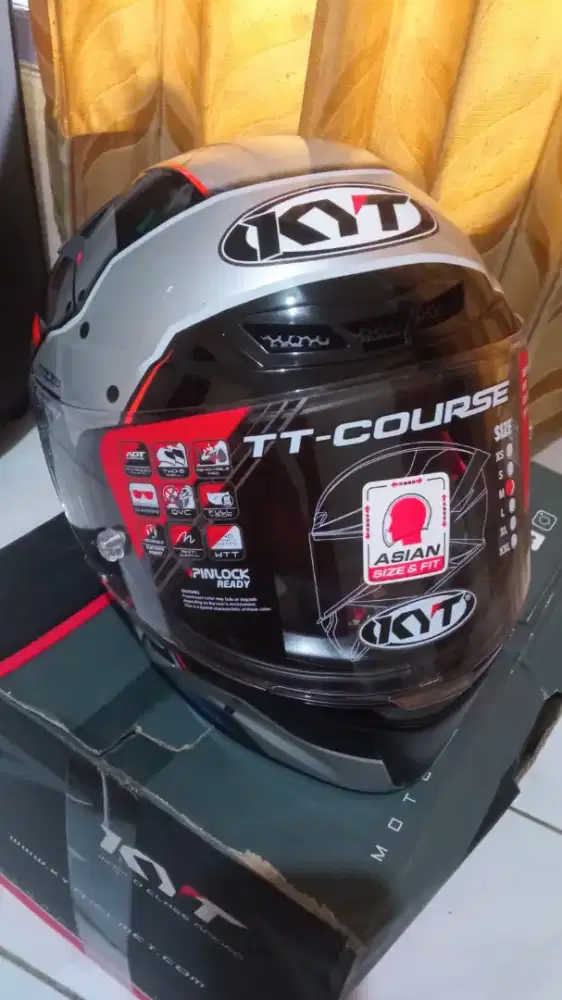 jual helm KYT TT course rattapark space monkey
