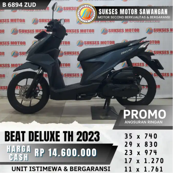 CASH KREDIT DP 700 HONDA BEAT DELUXE TH 2024 UNIT MULUS BERGARANSI