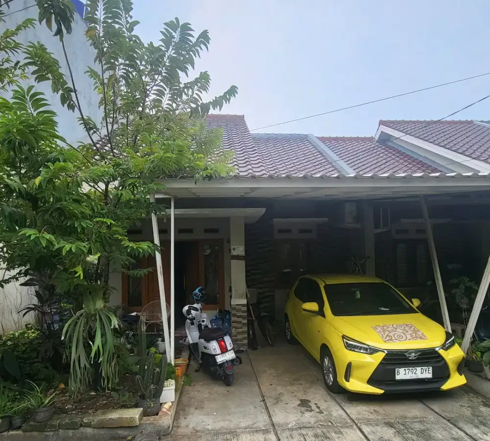 Disewakan Rumah Semifurnished, lokasi strategis dekat toll kukusan