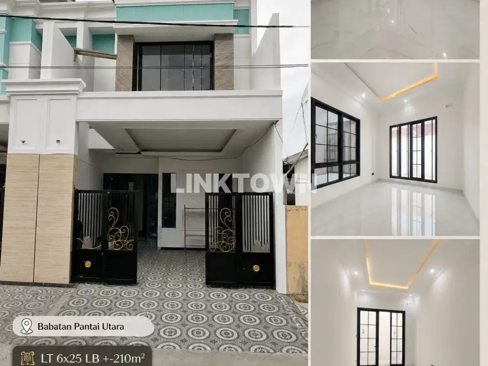 Rumah American Classic Mewah 2 Lantai di Babatan Pantai Utara