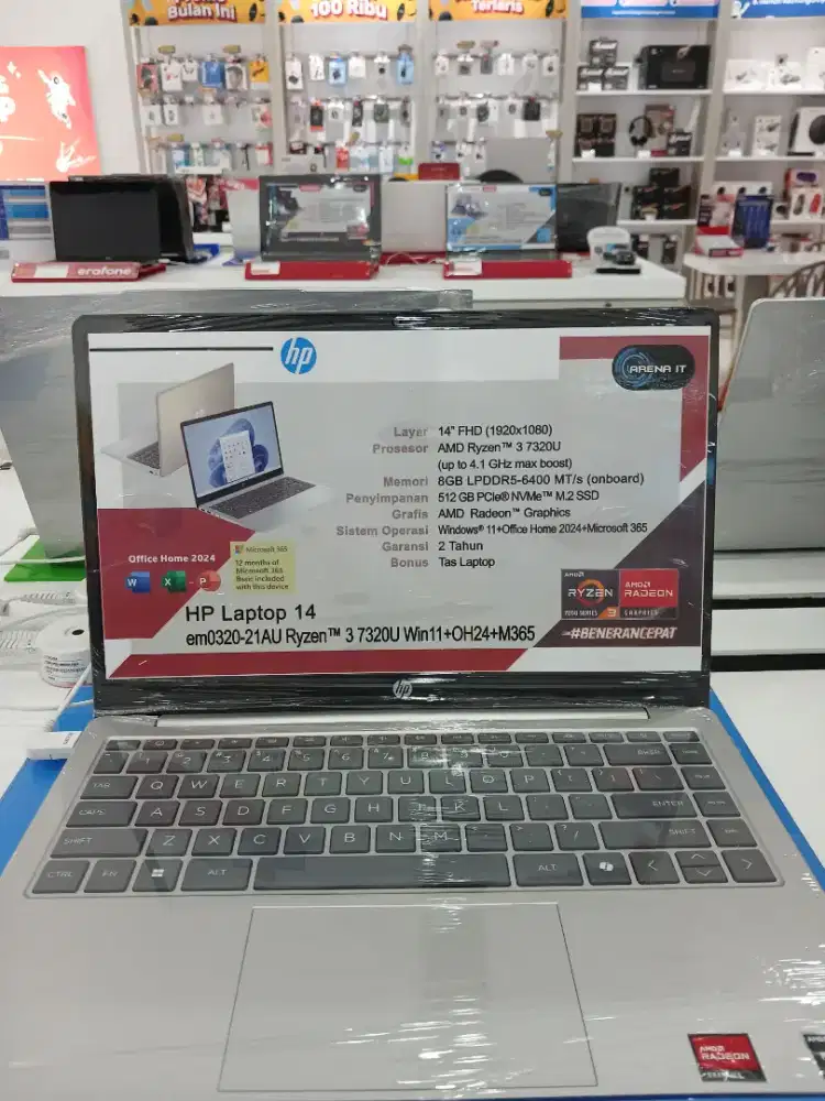 JUAL LAPTOP HP 14-EM0320AU/ACER/LENOVO/ASUS/ZYREX/ADVAN