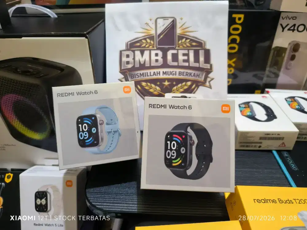 REDMI WATCH 6. BNIB/BARU/SEGEL. GARANSI RESMI. BISA COD SERKOT AREA