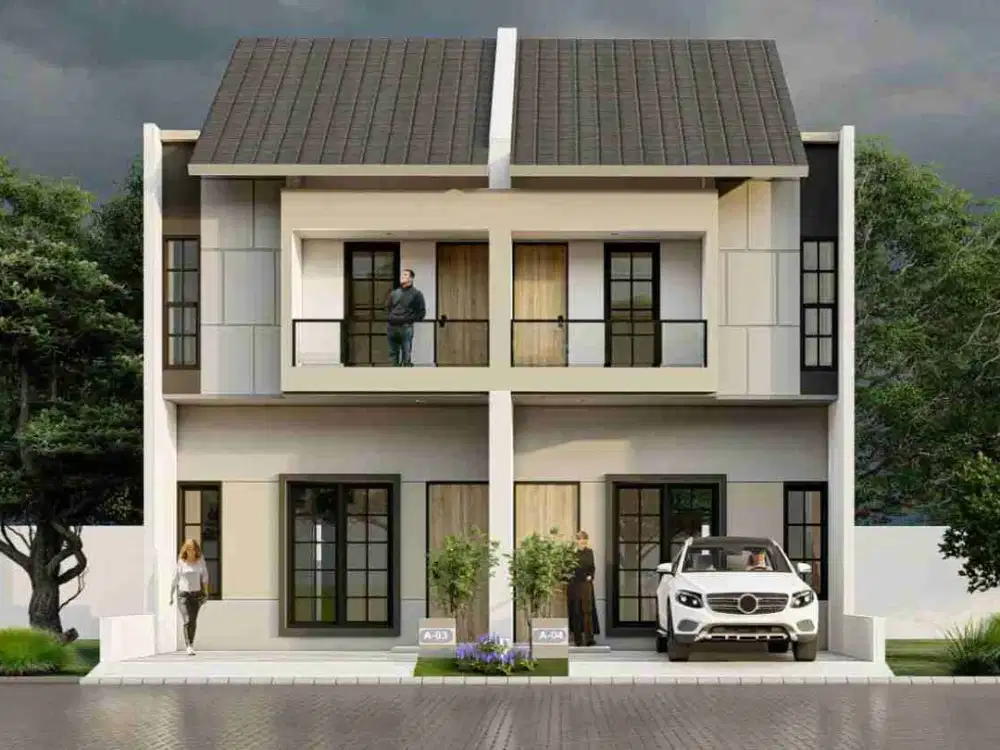 Rumah baru 2 lantai dkt kampus UNM UNISMUH Alauddin