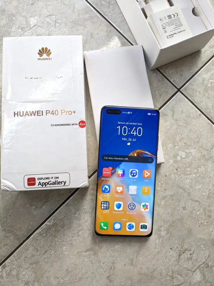 Huawei p40 pro plus 5G putih mulus 8/512