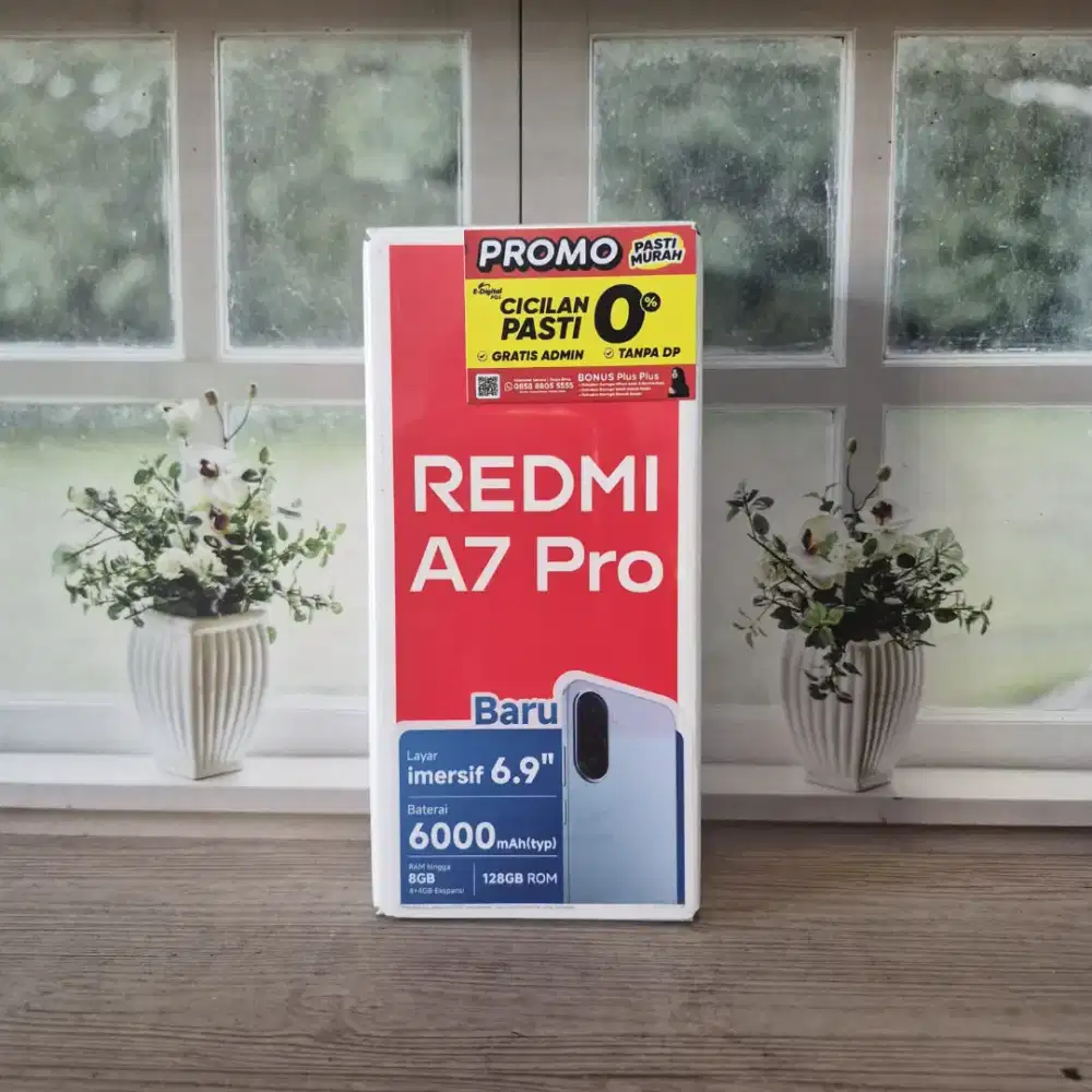Redmi A7 pro , ram 4+4/128 bisa tanpa dp