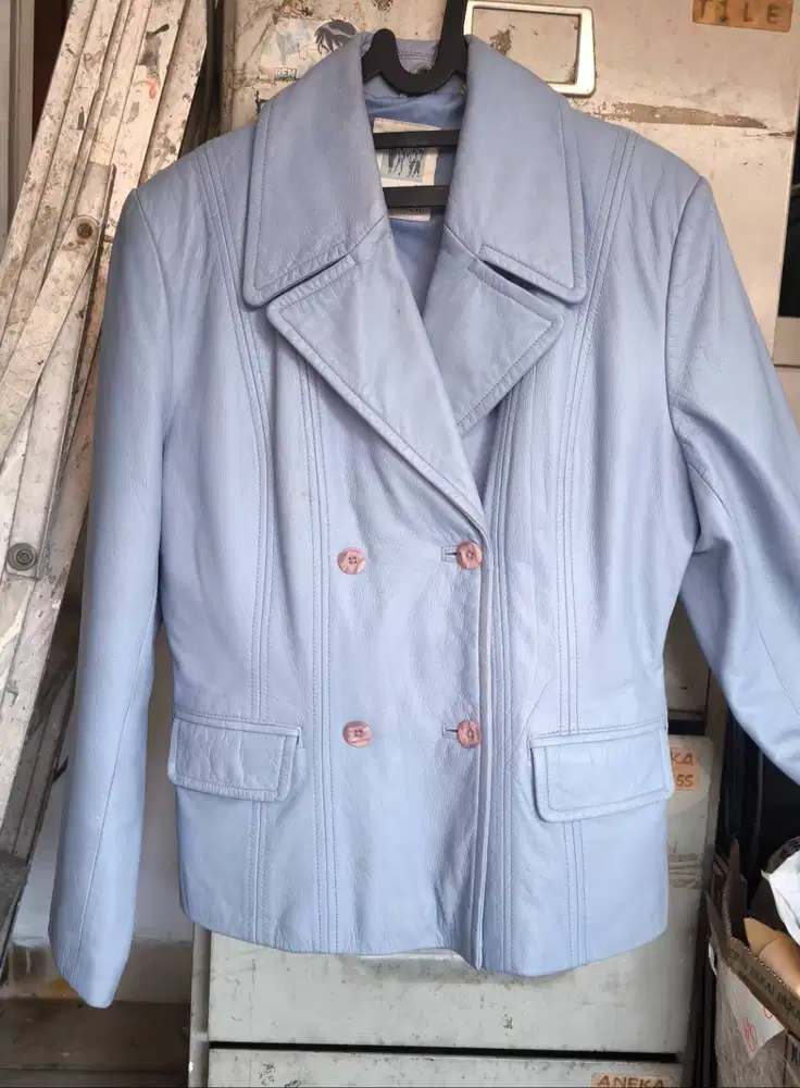 Jaket kulit asli wanita 100%