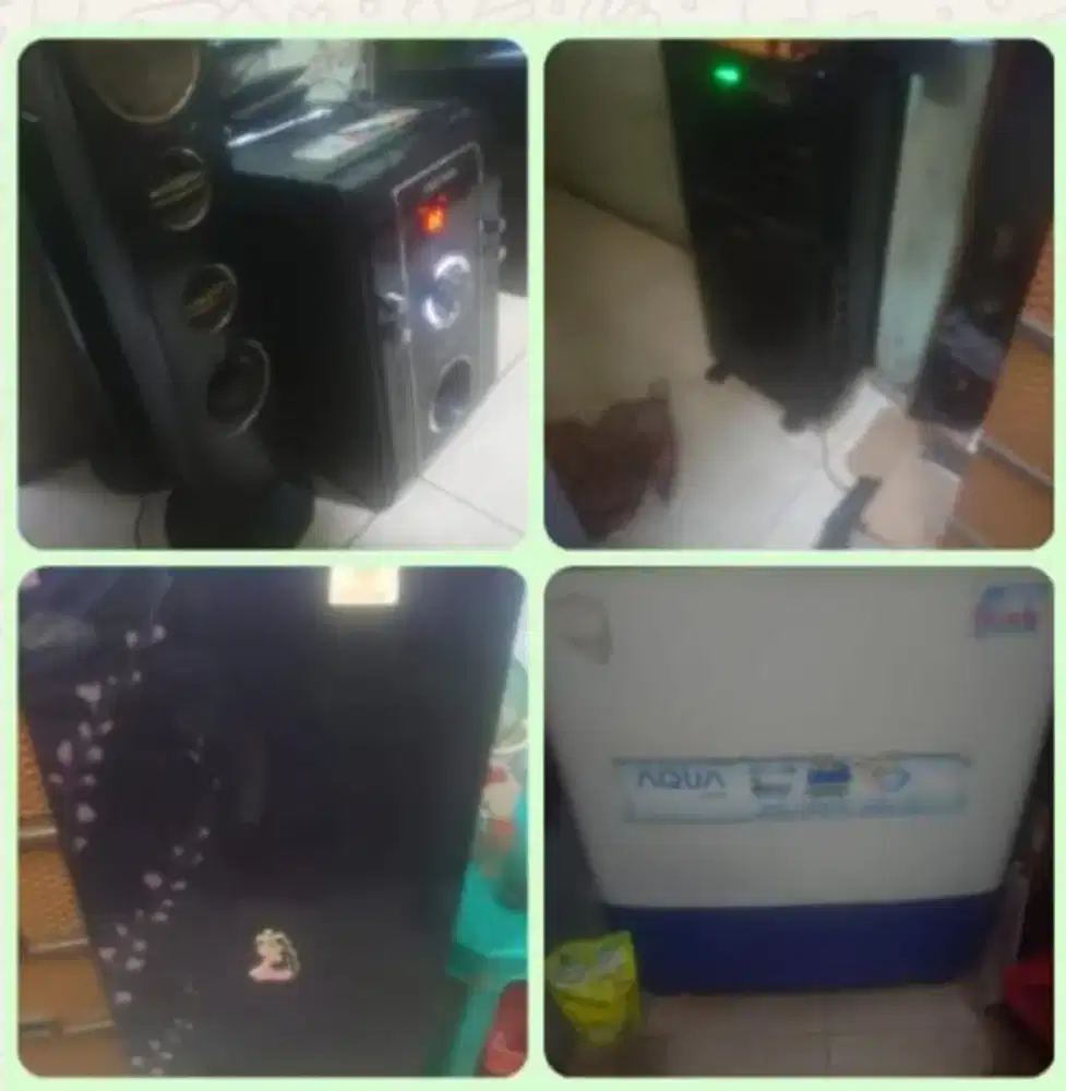 KULKAS MESIN CUCI AIR COOLER SPEAKER POLIYTRON