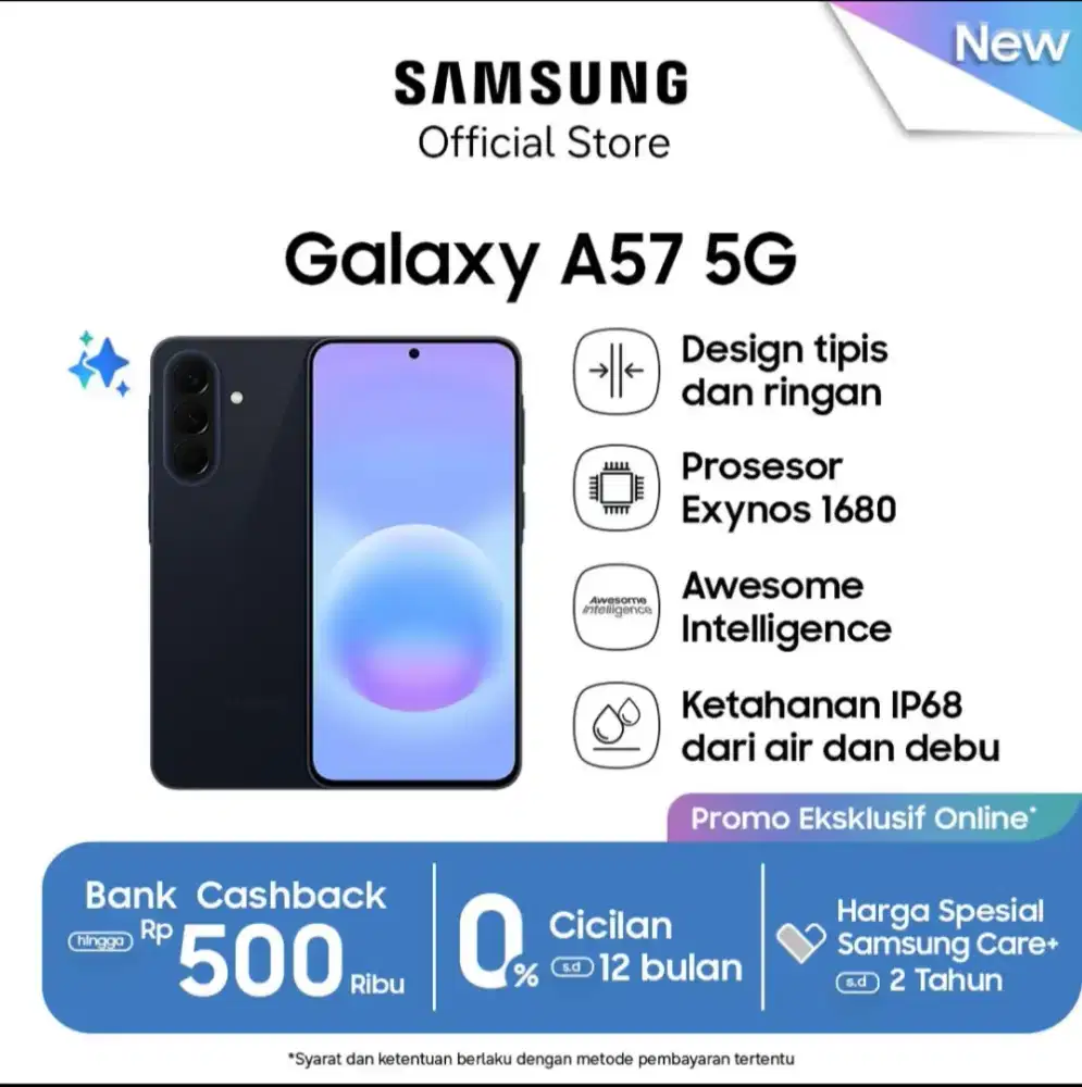 SAMSUNG GALAXY A57 5G 8/256 FREE BUDS CORE
