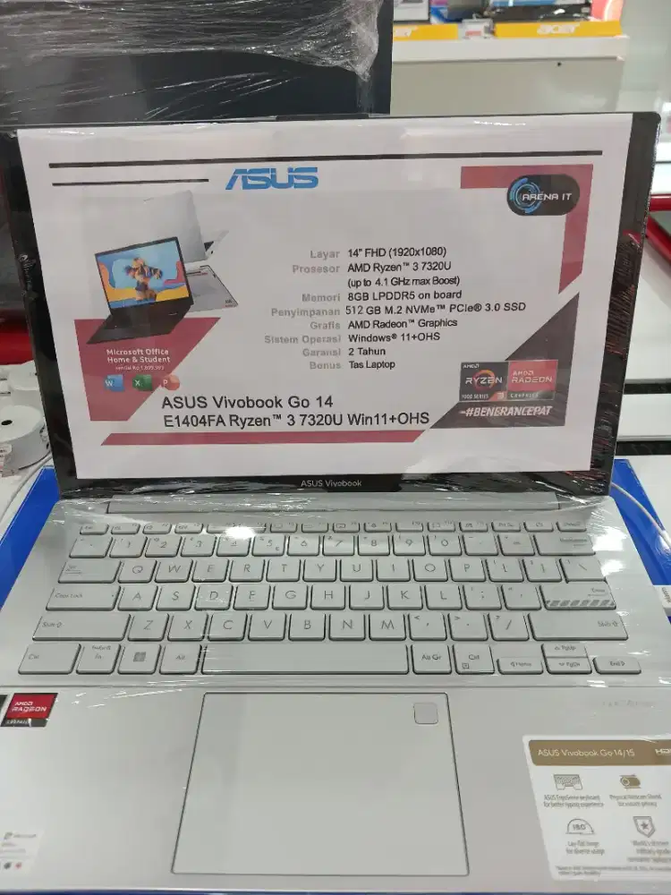 JUAL LAPTOP ASUS E1404FA-VIPS3853M/LENOVO/HP/ACER/ZYREX/ADVAN