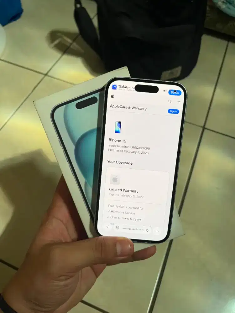 iPhone 15basic 128gb iBox fullset ORI