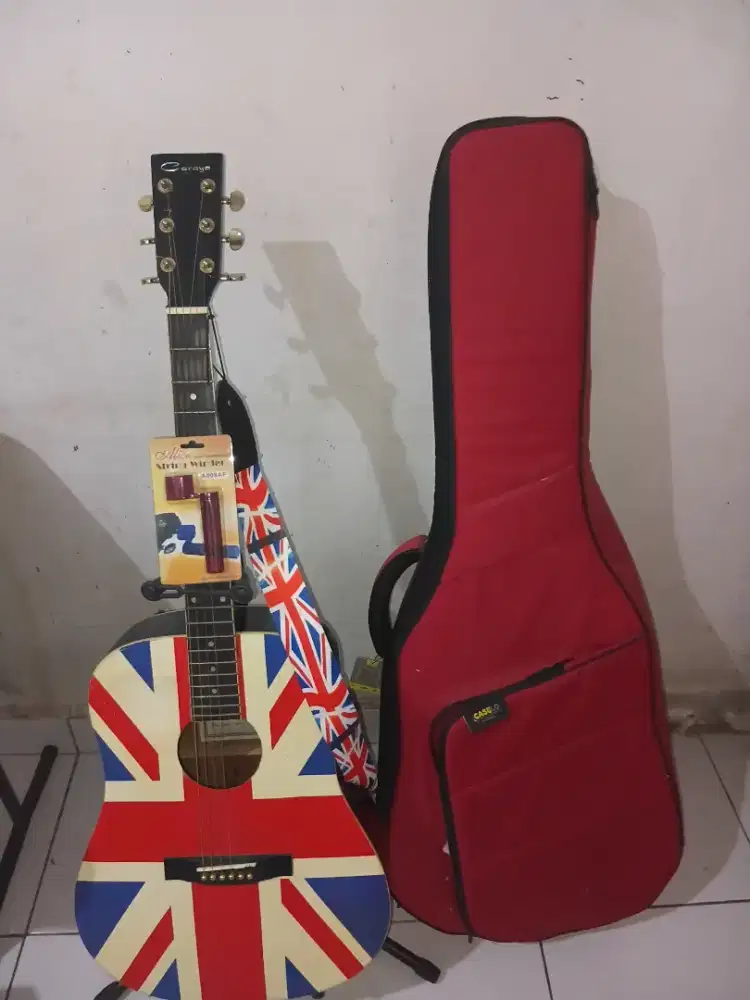 Jual Caraya F-600BK Acoustics Guitar 

British Flag Series