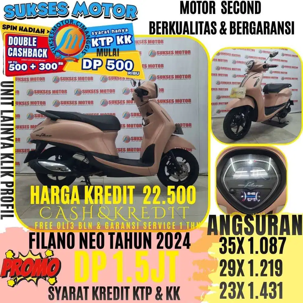 FILLANO NEO TAHUN 2024 DP MURAH HARGA MURAH CASHBACK 300RIBUAN