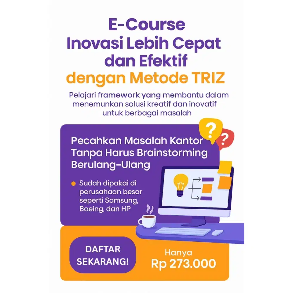 E Course Inovasi Lebih Cepat