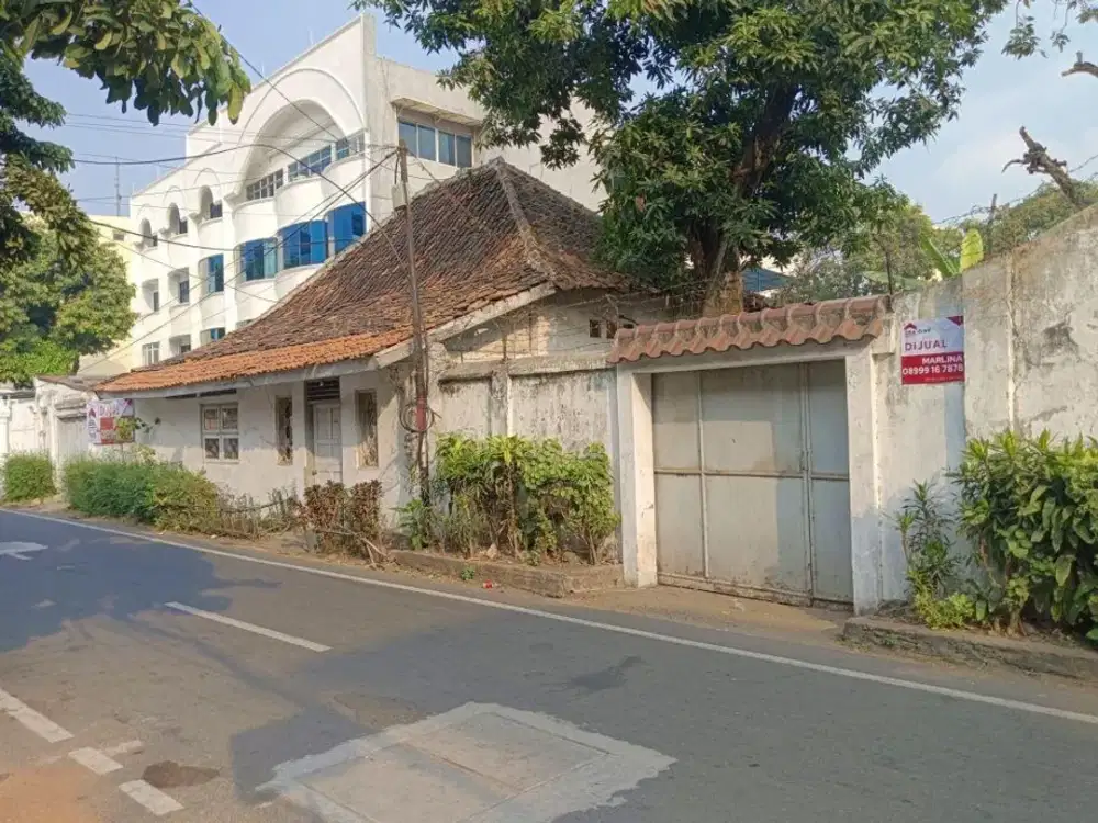 Rumah Jl Kelinci Raya Pasar Baru area komersial  Tanah Lebih 170M harga njop