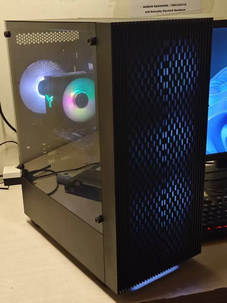 PC Rakitan i3 Gen 10 GTX 1650 Super RAM 32GB SSD+HDD Mulus