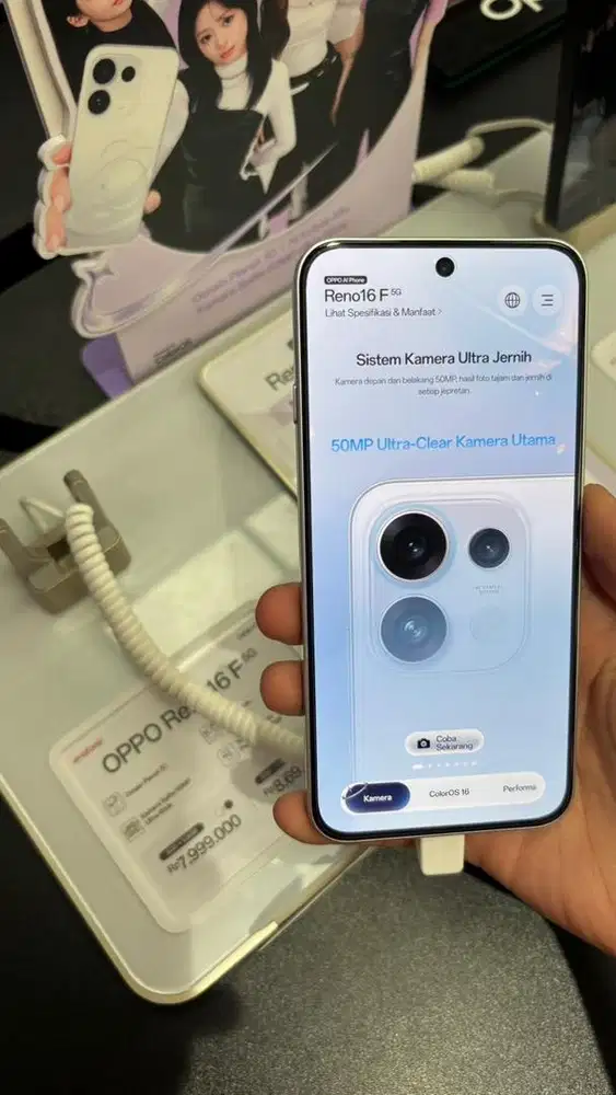 PROMO KREDIT OPPO RENO 16F PAKAI HOME CREDIT 0% GRATIS 2X CICILAN