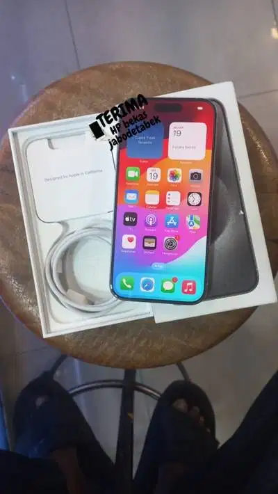 iphone 15 128gb ibox lengkap mulus ori
