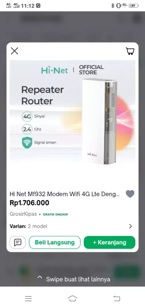 Power Bank to Wifi 8000mAh