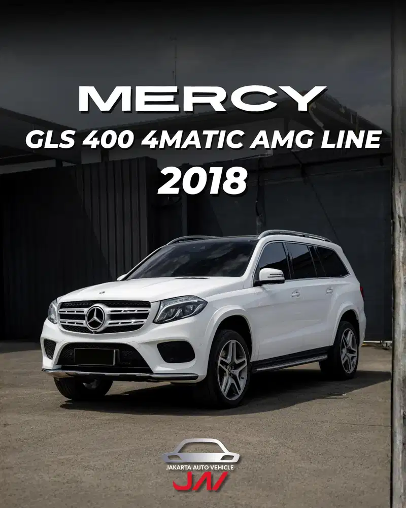 MERCEDES BENZ GLS 400 4MATIC AMG LINE X166 FACELIFT 2018 / LIKE NEW