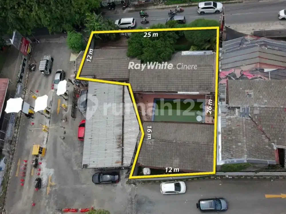 Rumah Pinggir Jalan Raya Cocok Untuk Usaha