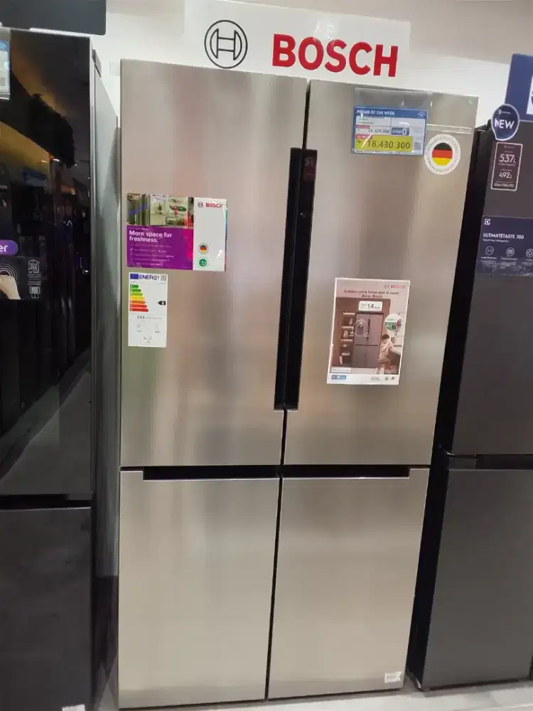 KULKAS BOSCH REFRI MULTIDOOR 593L STAINLESS