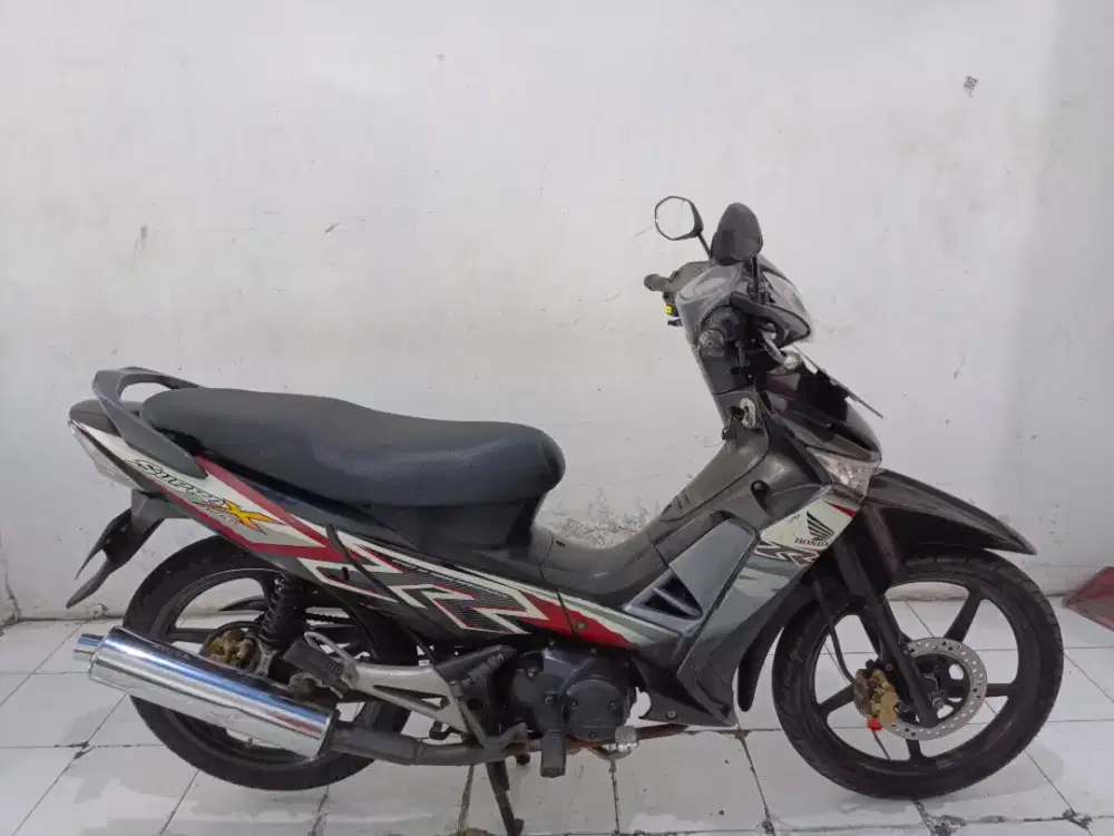 supra x125 thn 2012 hitam