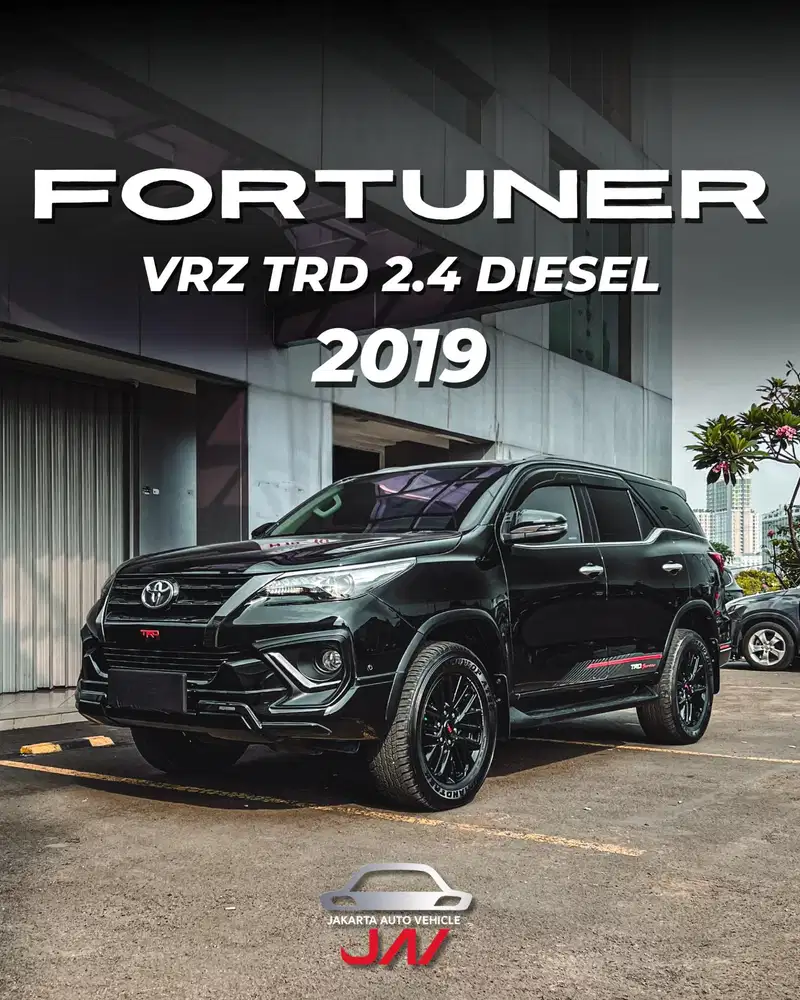 TOYOTA FORTUNER VRZ TRD 2.4 DIESEL 2019 / LOW ODO / LIKE NEW