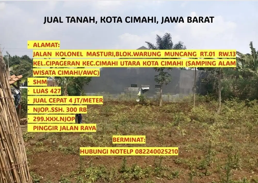 JUAL KAVLING TANAH