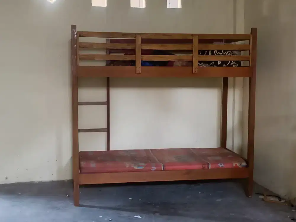Bed Tempat Tidur Bed Bunk 2 Tingkat Kayu | JUAL CEPAT