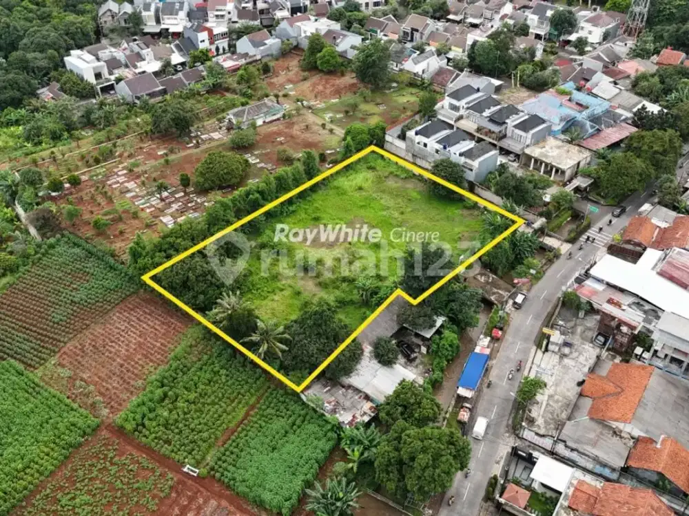 Tanah 3000 m2 di Krukut Lokasi Strategis Siap Bangun, Depok