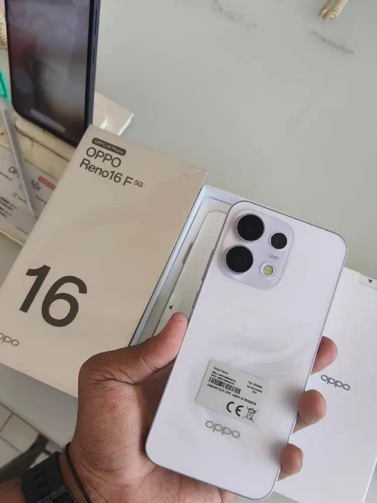OPPO Reno16 F 5G 8GB- cash, kredit cukup KTP, tukar-tambah, spaylater