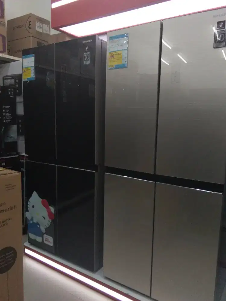 KULKAS SIDE BY SIDE SHARP POLYTRON MIDEA ELECTROLUX TCL