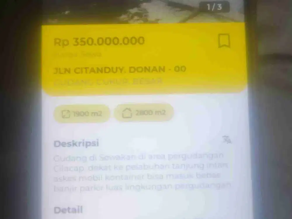 Gudang Cukup Luas