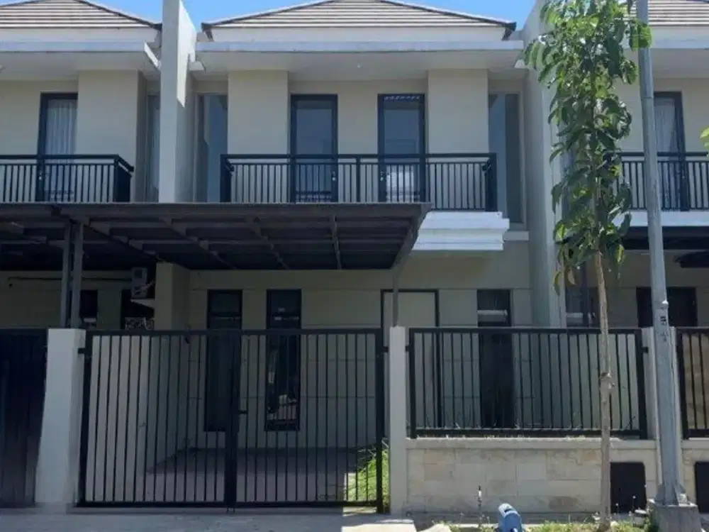 Rumah Baru Gress Opal Residence Pondok Tjandra Indah, Row Jalan 4 Mobil, Row Paling Lebar di Clusternya