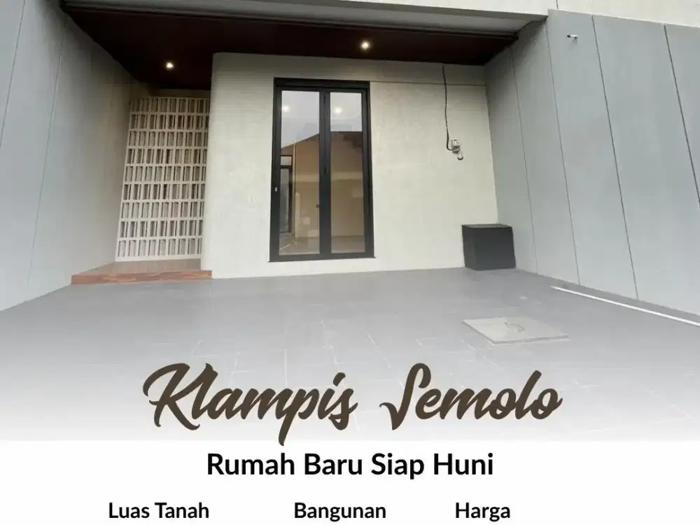 Rumah Baru di Klampis Semolo