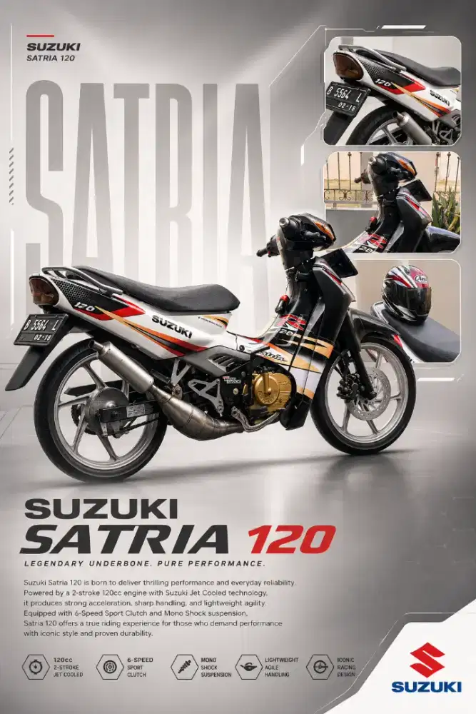 SUZUKI SATRIA R CW Black 6 Speed