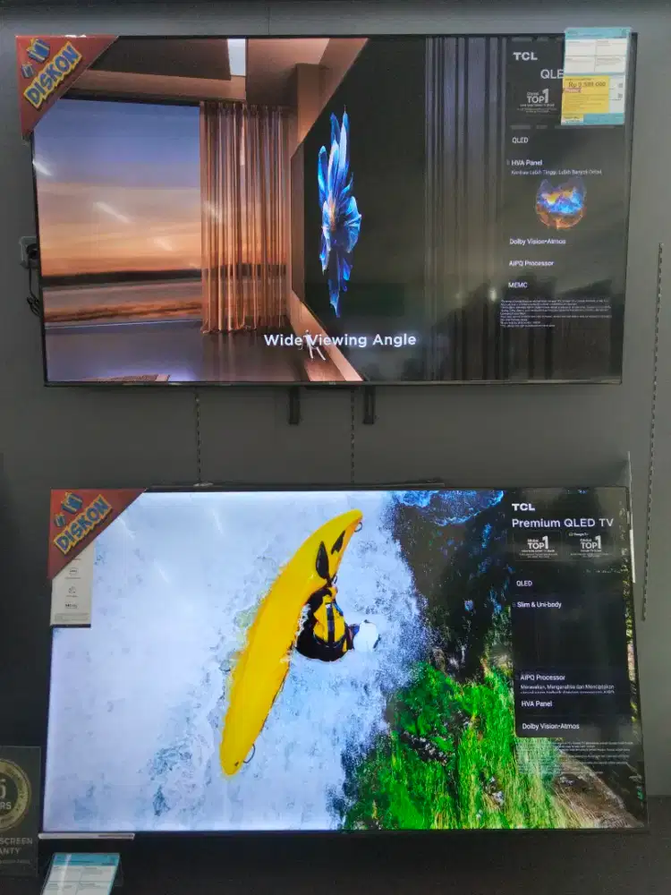 SMART TV DAN GOOGLE TV TCL SHARP AQUA POLYTRON SAMSUNG TOSHIBA