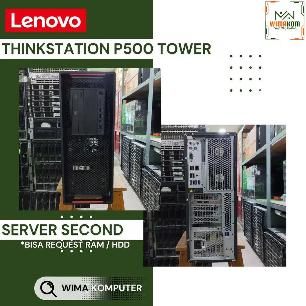 SERVER LENOVO P500 Xeon E5-2699V3 36 CORE RAM 64GB SSD 480GB VGA M2000