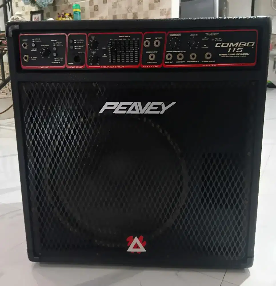 Ampli bass peavey combo 115 usa 300 watt 15in mulus full original