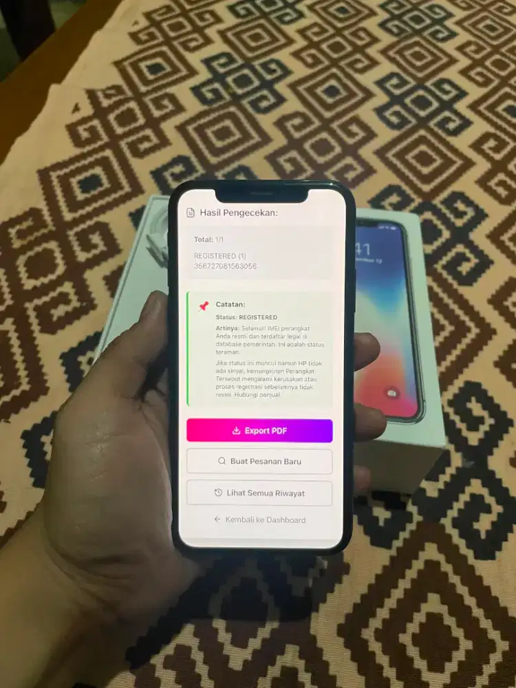 iPhone X 256 GB Inter