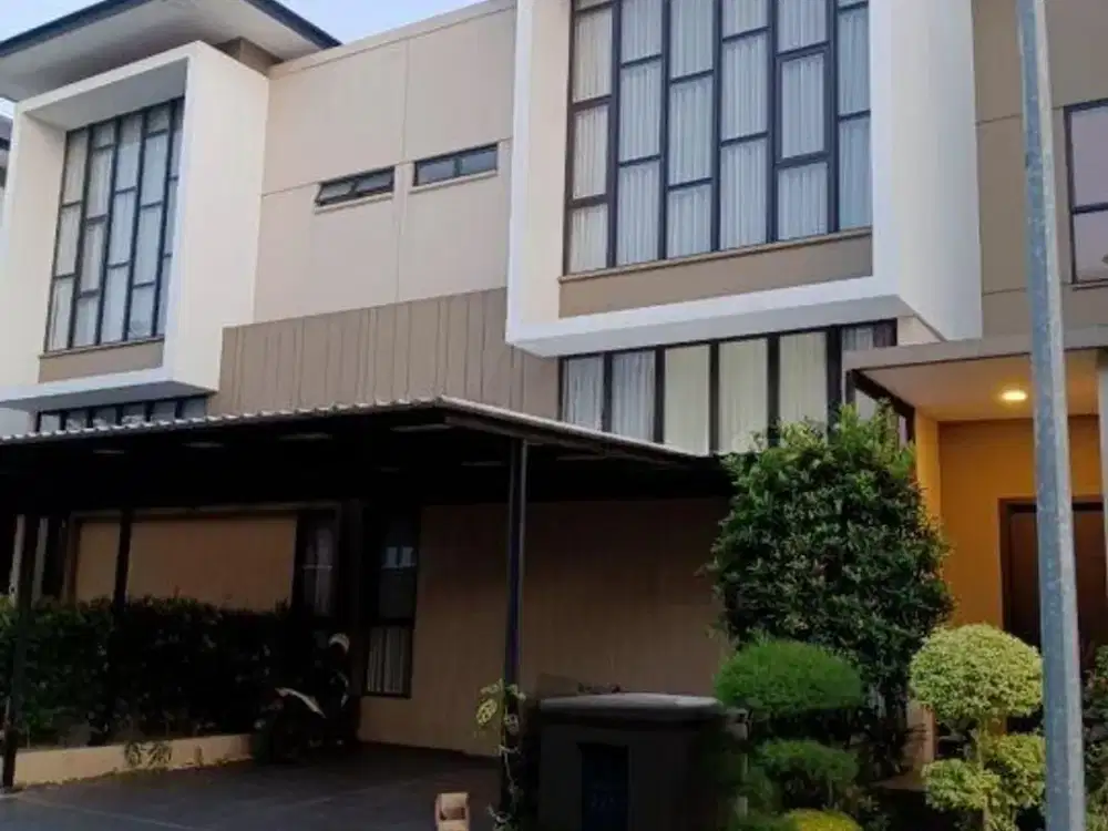 Rumah mewah Asya semayang Jakarta Garden city Lebar 9x14 furnished dan Murahh