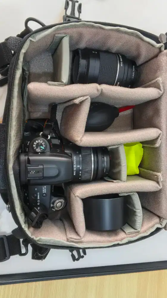 Dijual Sony Alpha A450 Paket Lengkap – Siap Pakai